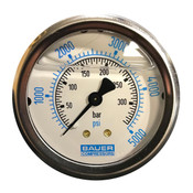 Bauer 0-5000PSI Air Pressure Gauge